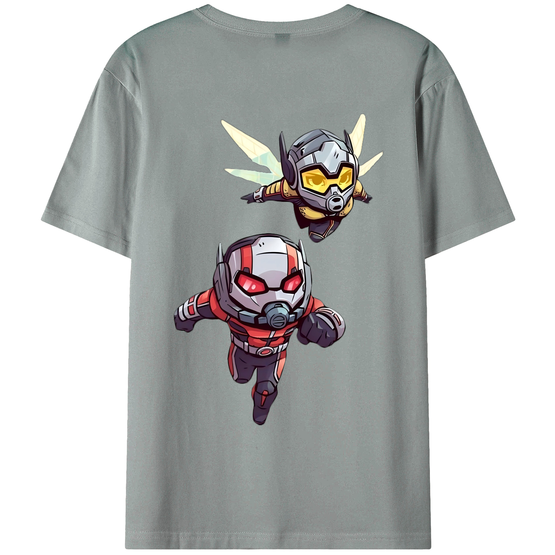 （画像用） アベンジャーズ The Avengers 綿100％ メンズ半袖Tシャツ（バックプリント） 通気性